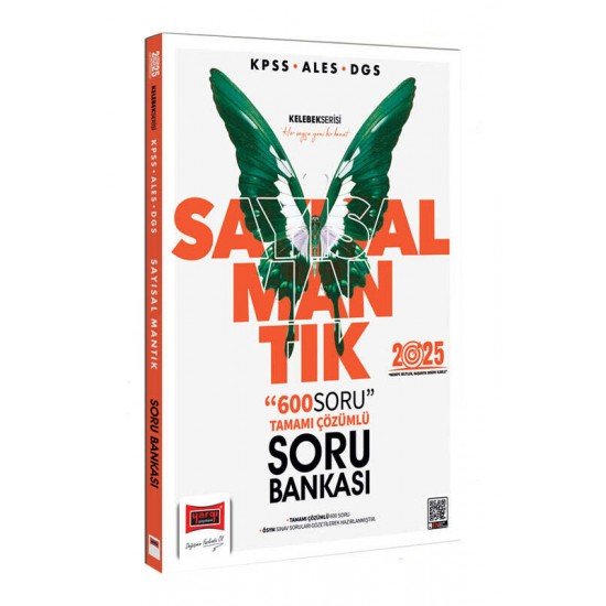 Yargı Yayınları 2025 KPSS ALES DGS Kelebek Serisi Sayısal Mantık Tamamı Çözümlü Soru Bankası