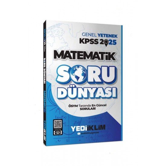 Yediiklim Yayınları 2025 KPSS Genel Yetenek Matematik Soru Dünyası