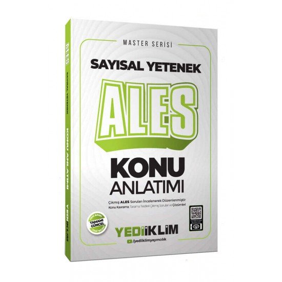 Yediiklim Yayınları 2025 ALES Sayısal Yetenek Konu Anlatımı