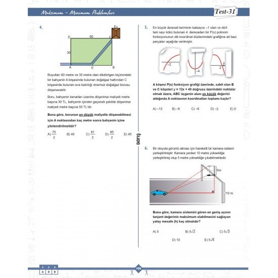 Barış Yayınları Türev Matematik Fasikülleri