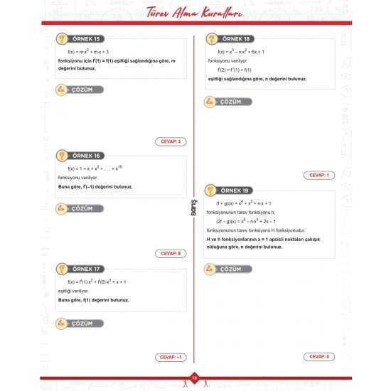 Barış Yayınları Türev Matematik Fasikülleri