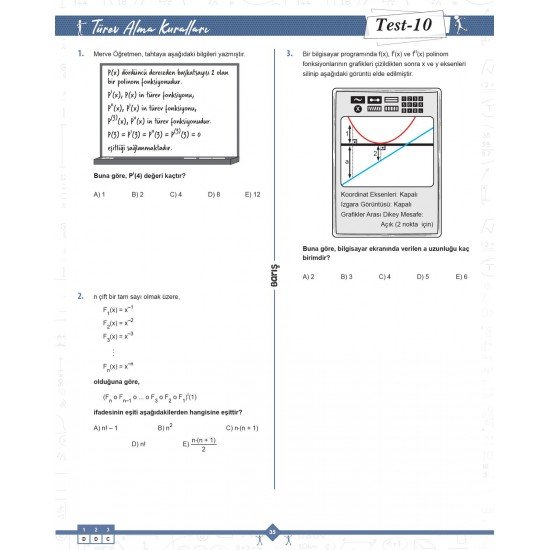 Barış Yayınları Türev Matematik Fasikülleri