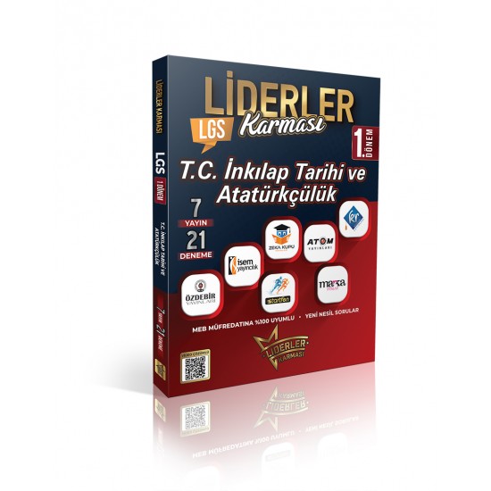 Liderler Karması 1. Dönem LGS T.C. İnkılap Tarihi ve Atatürkçülük Denemeleri 7 Yayın 21 Deneme