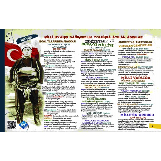 LGS İnkılap Tarihi ve Atatürkçülük Din Kültürü ve Ahlak Bilgisi Poster Notları KR Akademi Yayınları