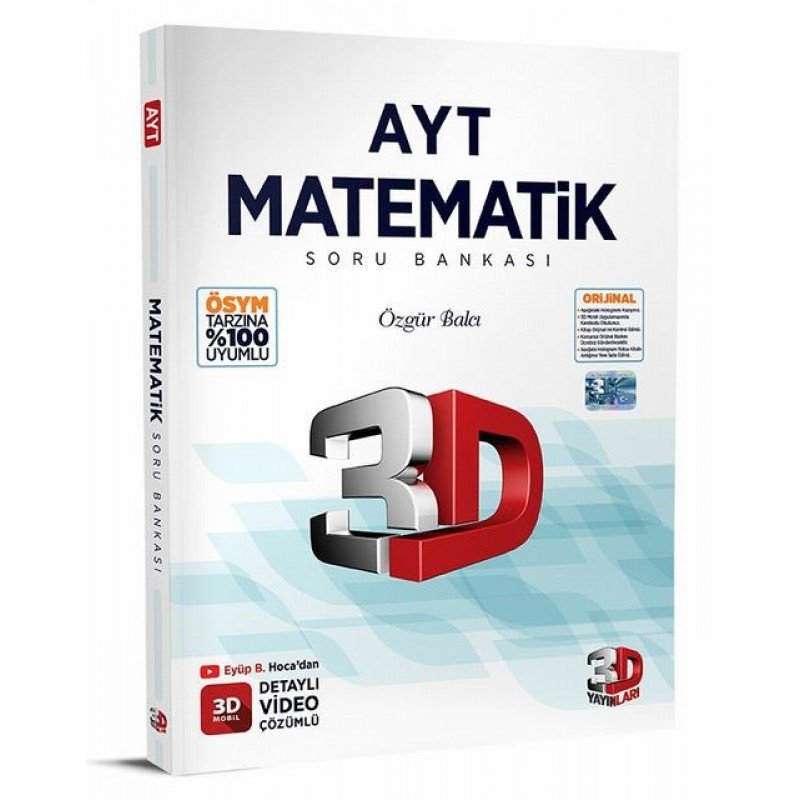 Eyüp B. AYT Matematik Soru Bankası - 9786256374645