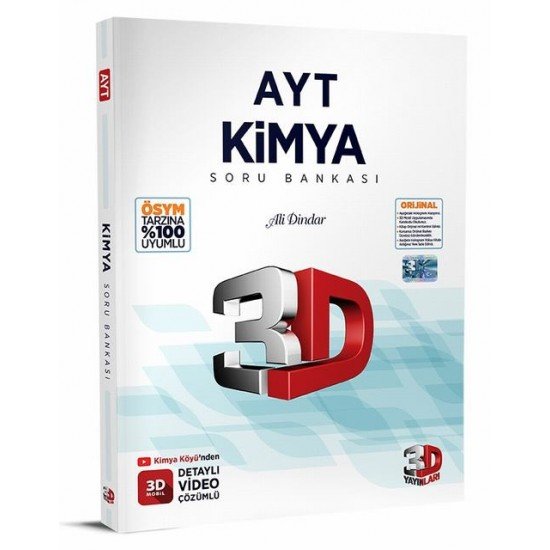 AYT Kimya Soru Bankası 3D Yayınları