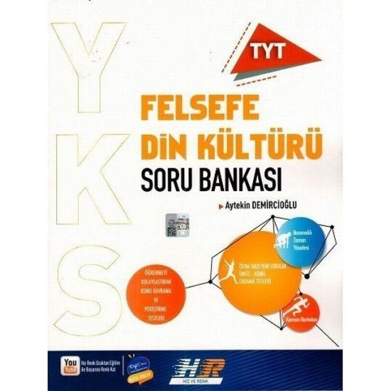 Hız ve Renk Yayınları TYT Felsefe Din Kültürü Soru Bankası