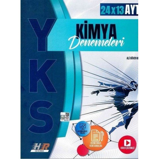 Hız ve Renk Yayınları AYT Kimya 24 x 13 Denemeleri