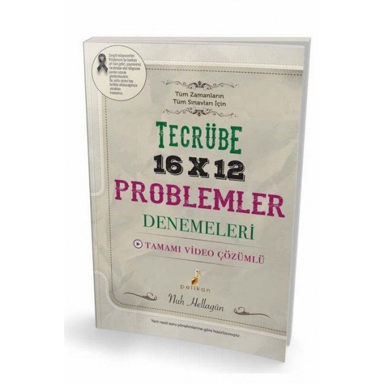 Pelikan Yayınları Tüm Sınavlar İçin Tecrübe 16x12 Problemler Denemeleri