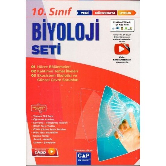 Çap Yayınları 10. Sınıf Biyoloji Anadolu Seti