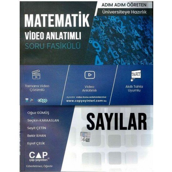 Çap Yayınları Matematik Sayılar Konu Anlatımlı Soru Bankası