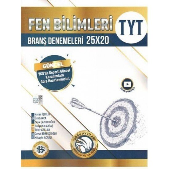 Bilgi Sarmal Yayınları TYT Fen Bilimleri 25 x 20 Branş Denemeleri