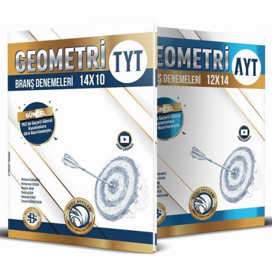 Bilgi Sarmal Yayınları TYT AYT Geometri 12 x 14 Branş Denemeleri