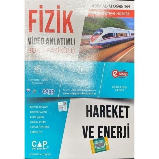 Çap Yayınları Fizik Hareket ve Enerji Konu Anlatımlı Soru Bankası