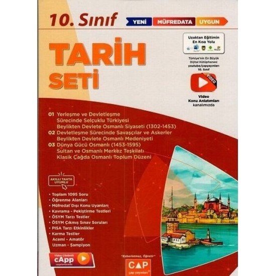 Çap Yayınları 10. Sınıf Tarih Anadolu Seti