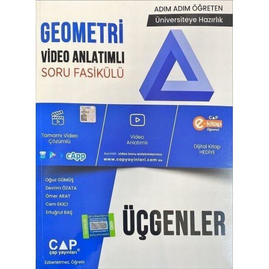 Çap Yayınları Üniversite Hazırlık Geometri Konu Anlatımlı Soru Fasikülü