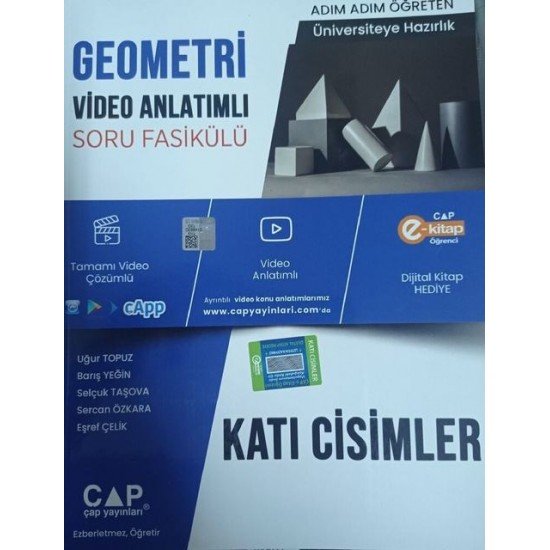 Çap Yayınları Geometri Katı Cisimler