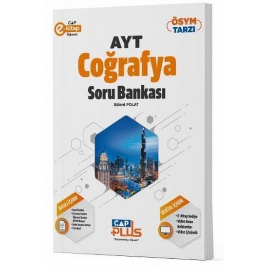 Çap Yayınları AYT Coğrafya Plus Soru Bankası