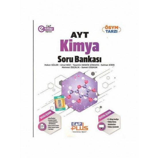 Çap Yayınları AYT Kimya Soru Bankası