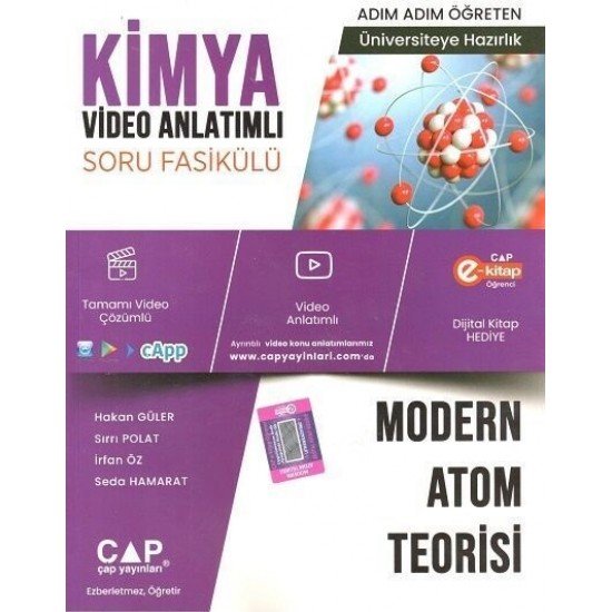 Çap Yayınları Kimya Modern Atom Teorisi Konu Anlatımlı Soru Bankası