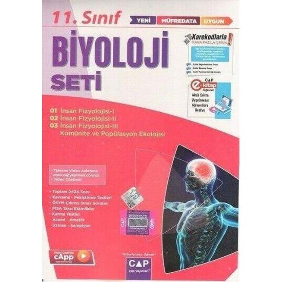 Çap Yayınları 11. Sınıf Biyoloji Anadolu Seti