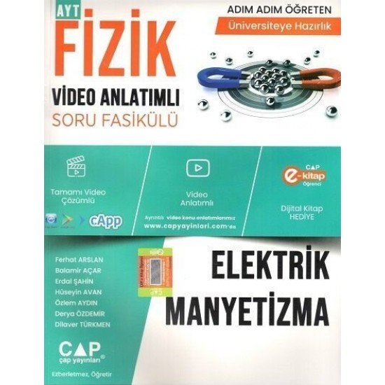 Çap Yayınları Fizik Elektrik Manyetizma Konu Anlatımlı Soru Bankası