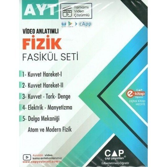 Çap Yayınları AYT Fizik Seti