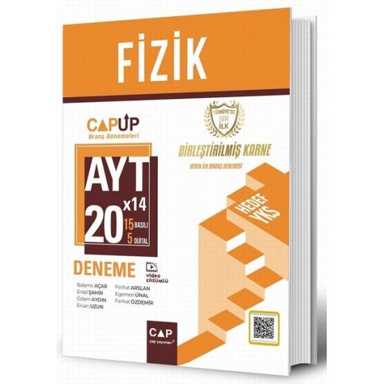 Çap Yayınları AYT Fizik 20x14 Up Deneme