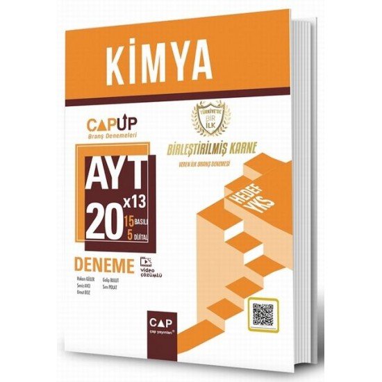 Çap Yayınları AYT Kimya 20x13 Up Deneme