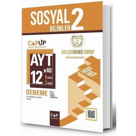 Çap Yayınları AYT Sosyal Bilimler-2 12x40 Up Deneme