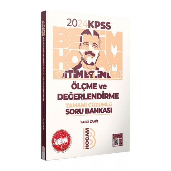 Benim Hocam Yayınları 2024 KPSS Eğitim Bilimleri Ölçme ve Değerlendirme Tamamı Çözümlü Soru