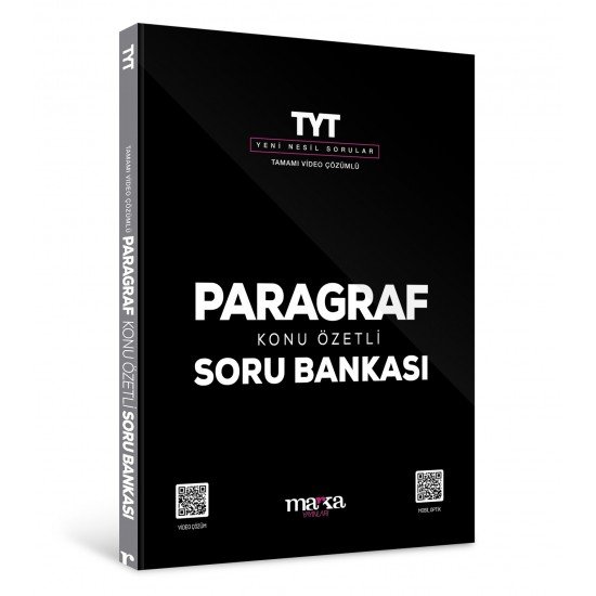 Marka Yayınları 2024 TYT Paragraf Konu Özetli Yeni Nesil Tamamı Video Çözümlü Soru Bankası