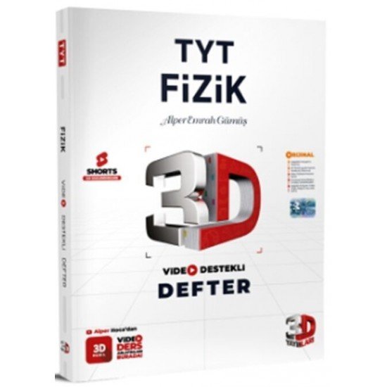 TYT Fizik Video Destekli Defter 3D Yayınları