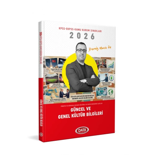 Derviş Hoca ile 2026 KPSS EKPSS Kamu Kurum Sınavları Güncel ve Genel Kültür Bilgileri Data Yayınları Derviş Hoca ile 2026 KPSS EKPSS Kamu Kurum Sınavları Güncel ve Genel Kültür Bilgileri Data Yayınları
