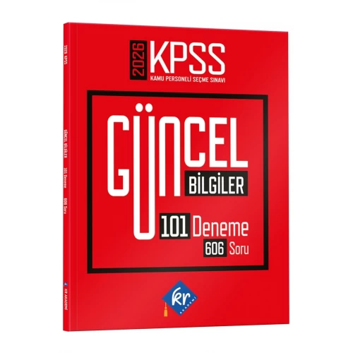 2026 KPSS Güncel Bilgiler 101 Deneme 606 Soru KR Akademi Yayınları 2026 KPSS Güncel Bilgiler 101 Deneme 606 Soru KR Akademi Yayınları