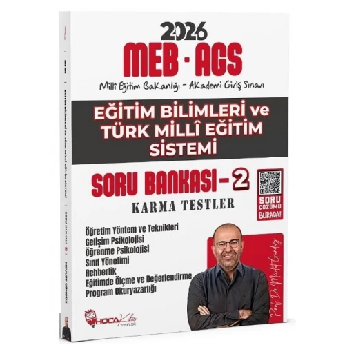 Hoca Kafası Yayınları 2026 MEB-AGS Eğitim Bilimleri ve Türk Millî Eğitim Sistemi Karma Testler - Soru Bankası - 2 Hoca Kafası Yayınları 2026 MEB-AGS Eğitim Bilimleri ve Türk Millî Eğitim Sistemi Karma Testler - Soru Bankası - 2