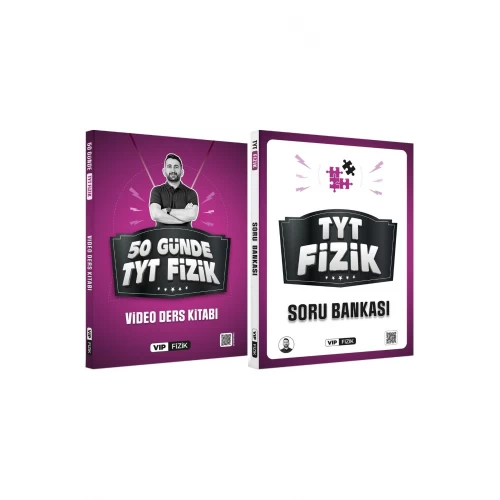 Vip Fizik 50 Günde TYT Kampı Video Ders Kitabı ve TYT Fizik Soru Bankası Vip Fizik 50 Günde TYT Kampı Video Ders Kitabı ve TYT Fizik Soru Bankası