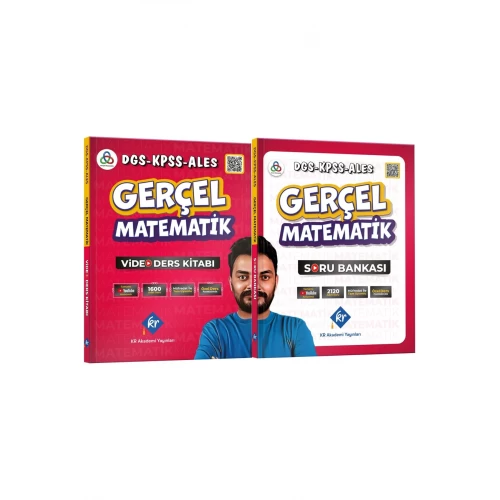 Gerçel Matematik DGS KPSS ALES Video Ders Kitabı ve Soru Bankası Seti Gerçel Matematik DGS KPSS ALES Video Ders Kitabı ve Soru Bankası Seti