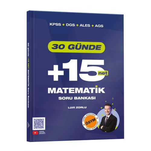 KPSS DGS ALES AGS 30 Günde Matematik +15 Net Soru Bankası Zorlu Eğitim KPSS DGS ALES AGS 30 Günde Matematik +15 Net Soru Bankası Zorlu Eğitim