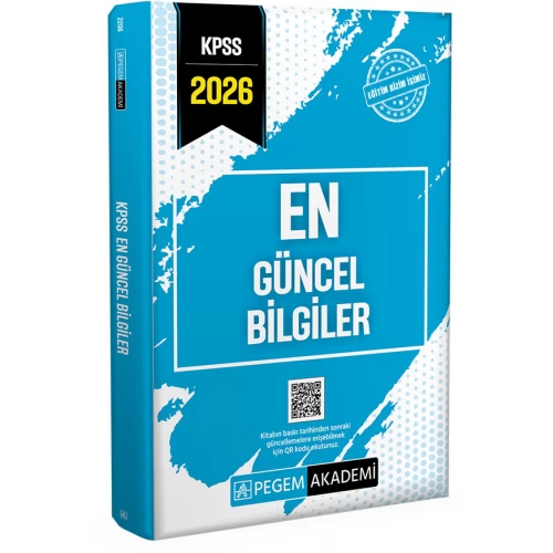 2026 KPSS En Güncel Bilgiler Pegem Akademi 2026 KPSS En Güncel Bilgiler Pegem Akademi
