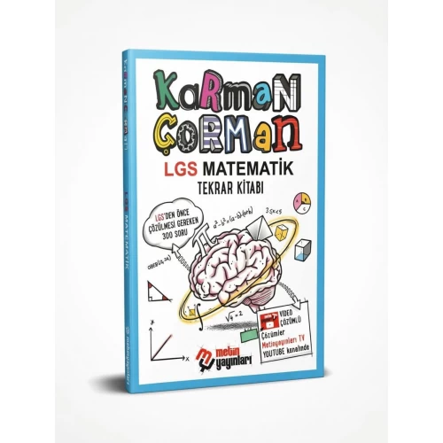 Metin Yayınları Karman Çorman LGS Matematik Tekrar Kitabı Metin Yayınları Karman Çorman LGS Matematik Tekrar Kitabı