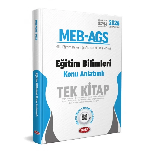 2026 MEB-AGS Eğitim Bilimleri Tek Kitap Konu Anlatımlı Data Yayınları 2026 MEB-AGS Eğitim Bilimleri Tek Kitap Konu Anlatımlı Data Yayınları