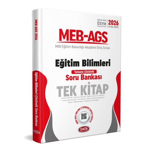 2026 MEB-AGS Eğitim Bilimleri Tek Kitap Tamamı Çözümlü Soru Bankası Data Yayınları 2026 MEB-AGS Eğitim Bilimleri Tek Kitap Tamamı Çözümlü Soru Bankası Data Yayınları