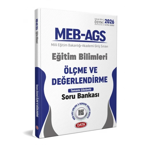 2026 MEB-AGS Eğitim Bilimleri Ölçme ve Değerlendirme Tamamı Çözümlü Soru Bankası Data Yayınları 2026 MEB-AGS Eğitim Bilimleri Ölçme ve Değerlendirme Tamamı Çözümlü Soru Bankası Data Yayınları