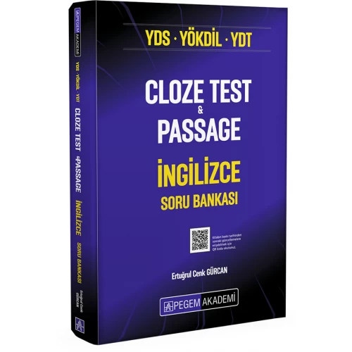 YDS YÖKDİL YDT Cloze Test & Passage İngilizce Soru Bankası Pegem Akademi YDS YÖKDİL YDT Cloze Test & Passage İngilizce Soru Bankası Pegem Akademi
