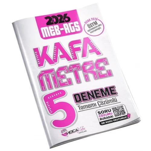 Hoca Kafası Yayınları 2026 MEB-AGS Tüm Dersler Kafametre Çözümlü 5 Deneme Hoca Kafası Yayınları 2026 MEB-AGS Tüm Dersler Kafametre Çözümlü 5 Deneme