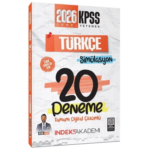 İndeks Akademi 2026 KPSS Türkçe Simülasyon Çözümlü 20 Deneme İndeks Akademi 2026 KPSS Türkçe Simülasyon Çözümlü 20 Deneme