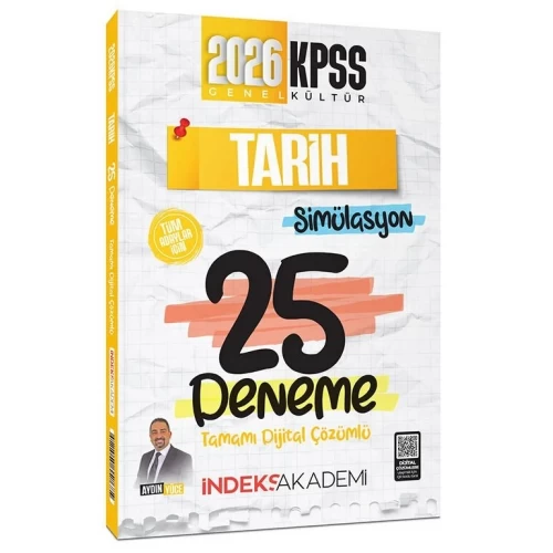 İndeks Akademi 2026 KPSS Tarih Simülasyon Çözümlü 25 Deneme İndeks Akademi 2026 KPSS Tarih Simülasyon Çözümlü 25 Deneme