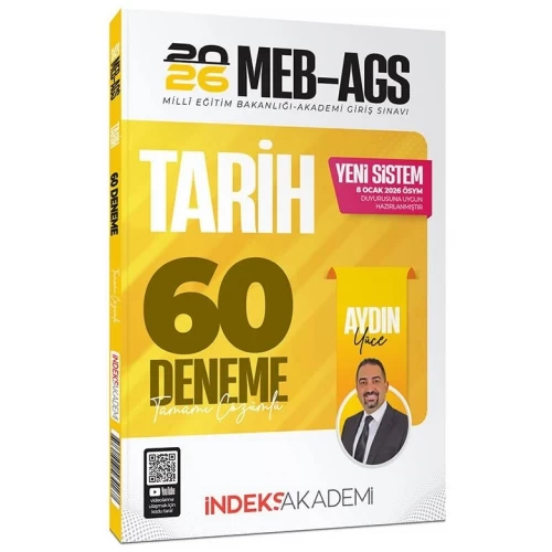 İndeks Akademi 2026 MEB-AGS Tarih Çözümlü 60 Deneme İndeks Akademi 2026 MEB-AGS Tarih Çözümlü 60 Deneme