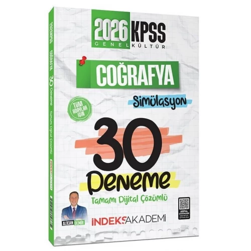 İndeks Akademi 2026 KPSS Coğrafya Simülasyon Çözümlü 30 Deneme İndeks Akademi 2026 KPSS Coğrafya Simülasyon Çözümlü 30 Deneme